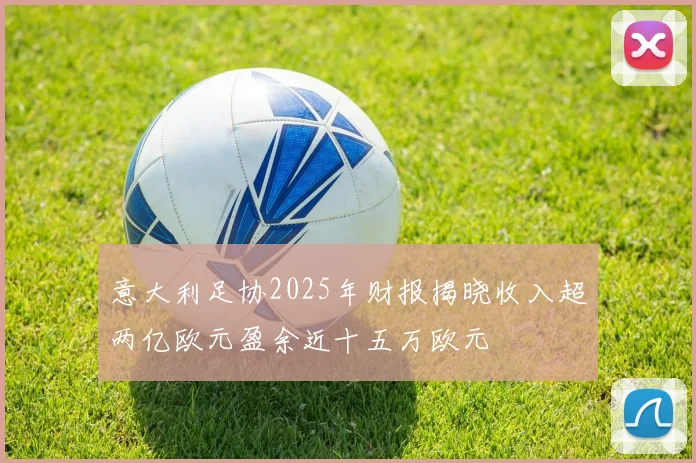 意大利足协2025年财报揭晓收入超两亿欧元盈余近十五万欧元